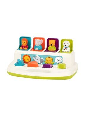 Cause and Effect Toy – Developmental Toy with Buttons & Colors